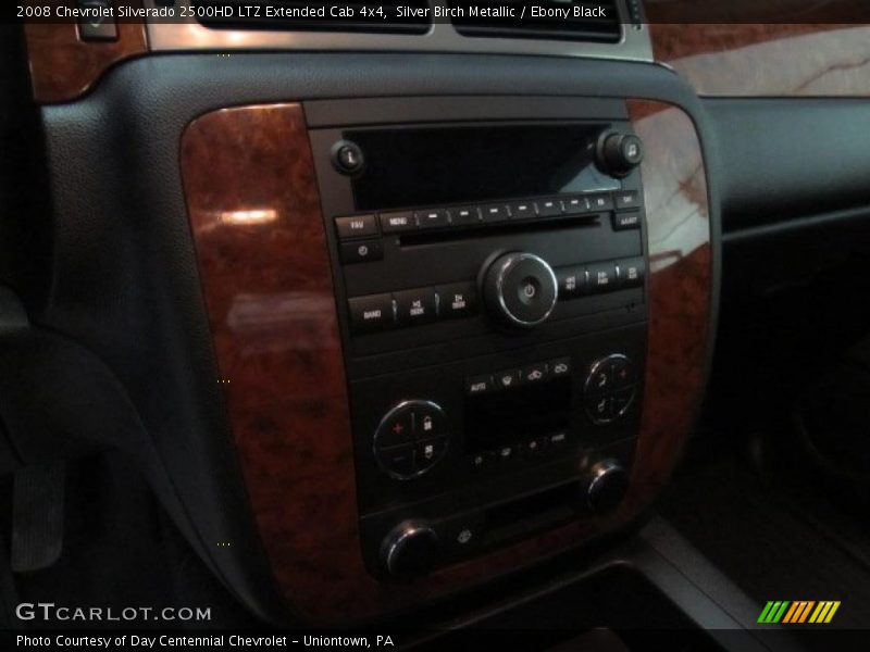 Silver Birch Metallic / Ebony Black 2008 Chevrolet Silverado 2500HD LTZ Extended Cab 4x4