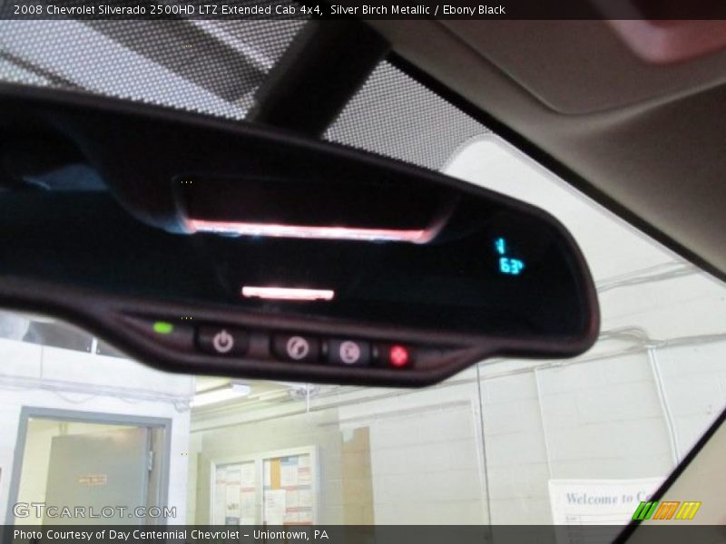 Silver Birch Metallic / Ebony Black 2008 Chevrolet Silverado 2500HD LTZ Extended Cab 4x4