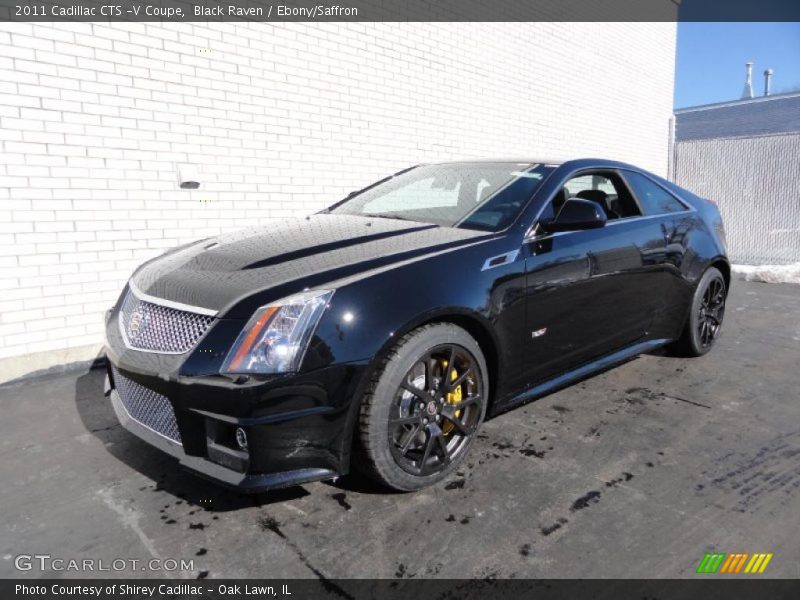 Front 3/4 View of 2011 CTS -V Coupe