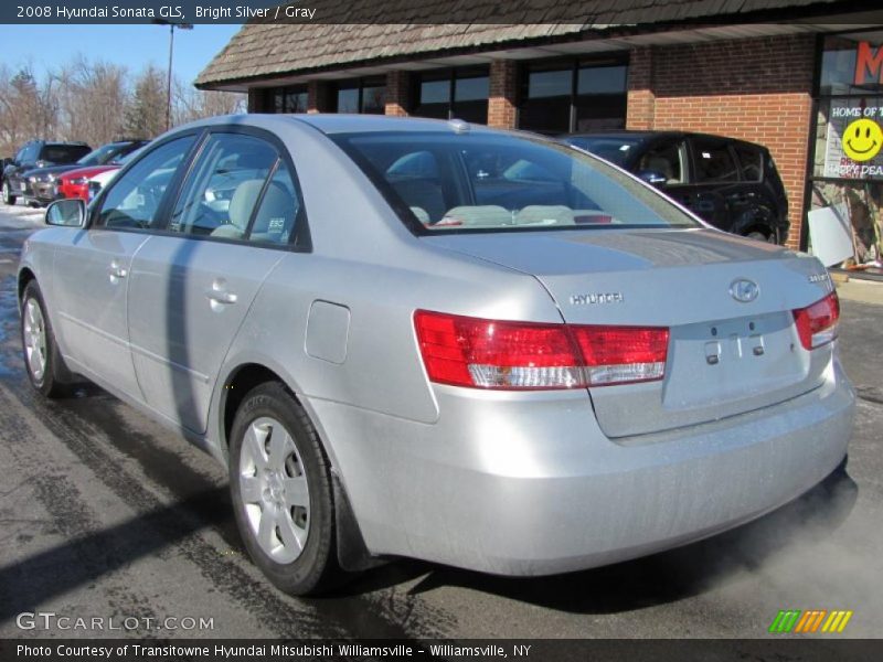 Bright Silver / Gray 2008 Hyundai Sonata GLS