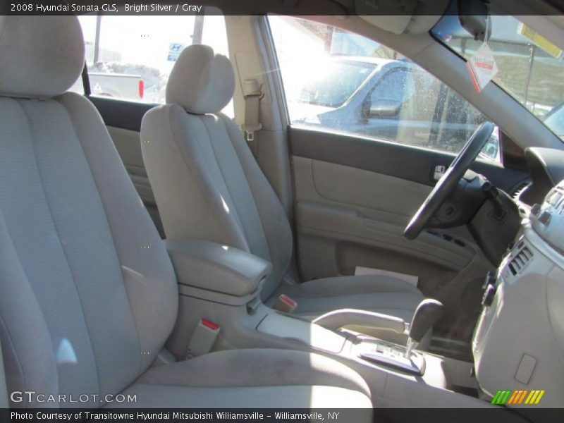 Bright Silver / Gray 2008 Hyundai Sonata GLS