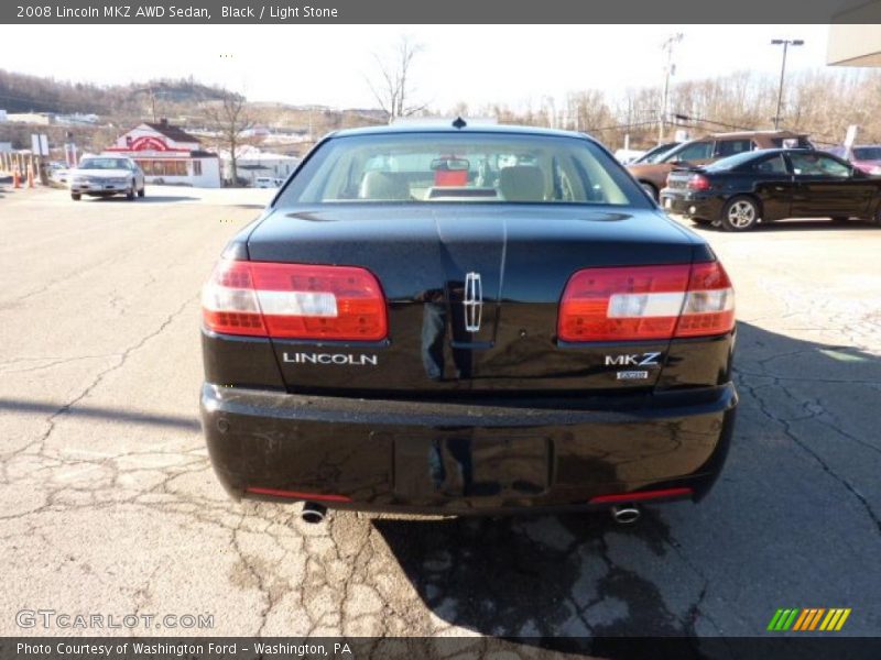 Black / Light Stone 2008 Lincoln MKZ AWD Sedan