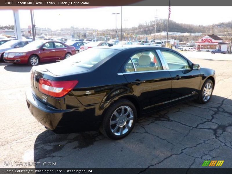 Black / Light Stone 2008 Lincoln MKZ AWD Sedan