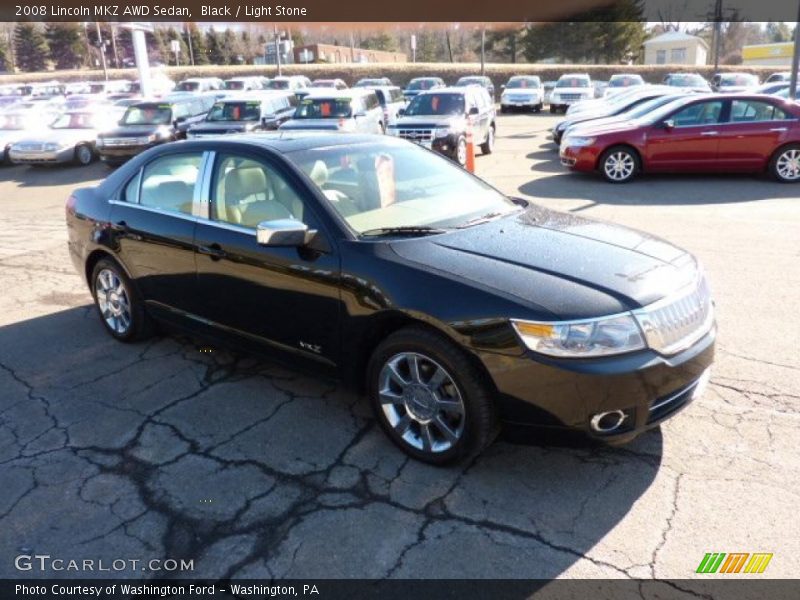 Black / Light Stone 2008 Lincoln MKZ AWD Sedan