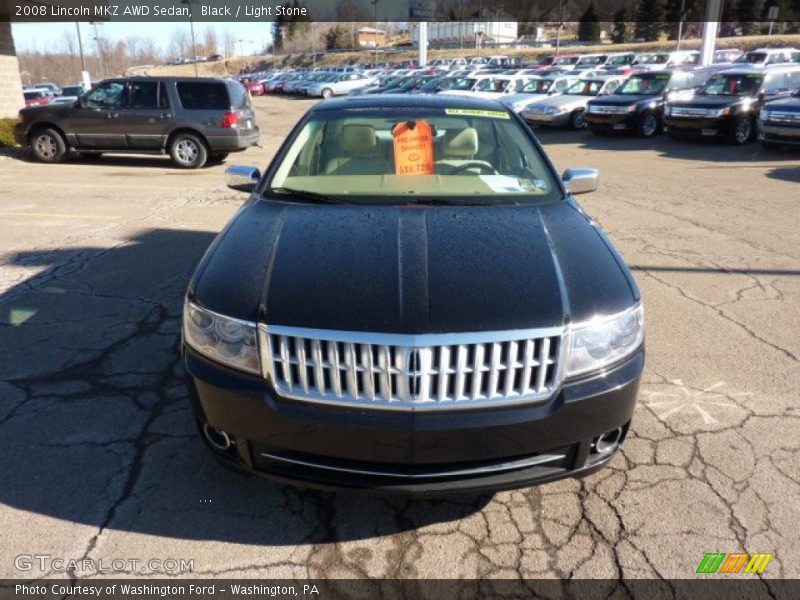 Black / Light Stone 2008 Lincoln MKZ AWD Sedan