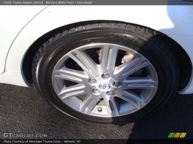 Blizzard White Pearl / Ivory Beige 2008 Toyota Avalon Limited