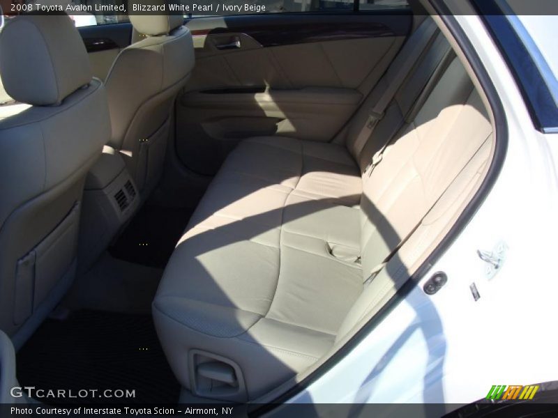 Blizzard White Pearl / Ivory Beige 2008 Toyota Avalon Limited