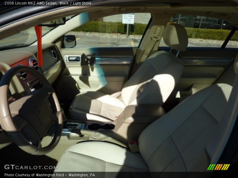 Black / Light Stone 2008 Lincoln MKZ AWD Sedan