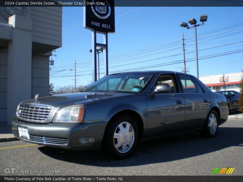 Thunder Gray / Dark Gray 2004 Cadillac DeVille Sedan