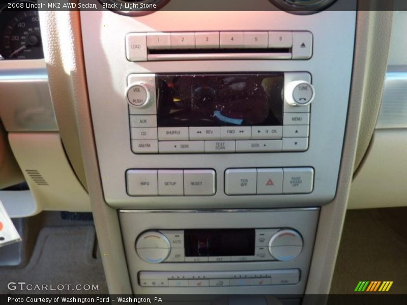 Black / Light Stone 2008 Lincoln MKZ AWD Sedan