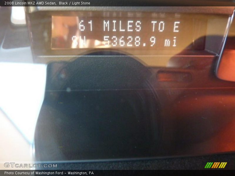Black / Light Stone 2008 Lincoln MKZ AWD Sedan