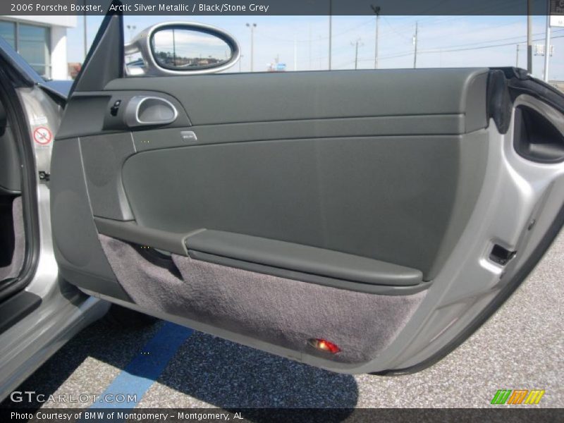 Arctic Silver Metallic / Black/Stone Grey 2006 Porsche Boxster