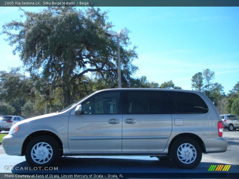 Silky Beige Metallic / Beige 2005 Kia Sedona LX