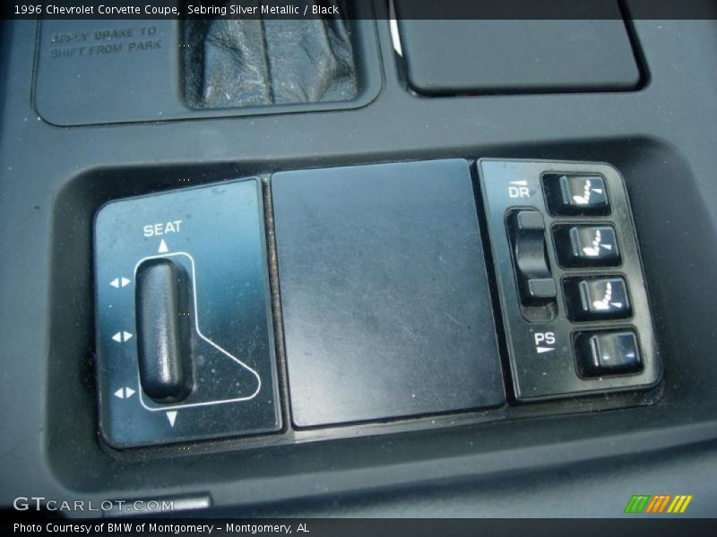 Controls of 1996 Corvette Coupe