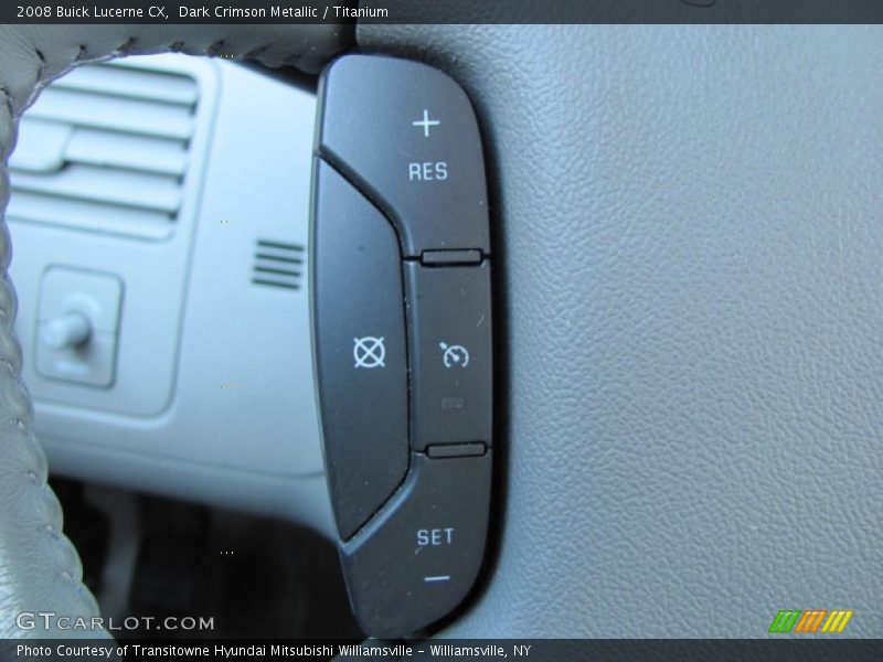 Controls of 2008 Lucerne CX