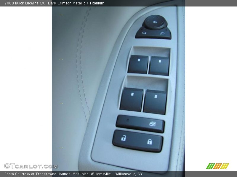 Dark Crimson Metallic / Titanium 2008 Buick Lucerne CX