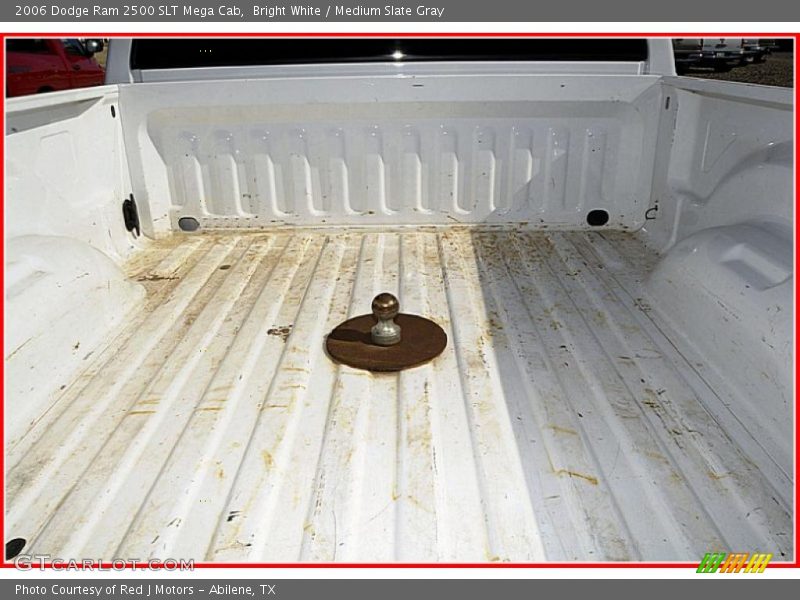 Bright White / Medium Slate Gray 2006 Dodge Ram 2500 SLT Mega Cab