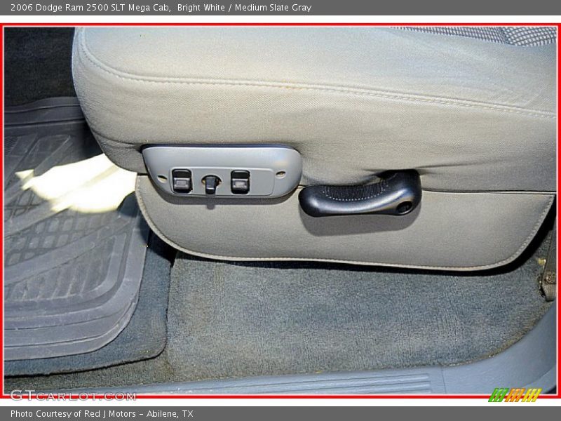 Bright White / Medium Slate Gray 2006 Dodge Ram 2500 SLT Mega Cab