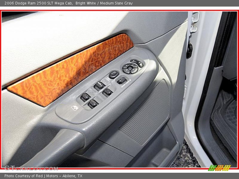Bright White / Medium Slate Gray 2006 Dodge Ram 2500 SLT Mega Cab