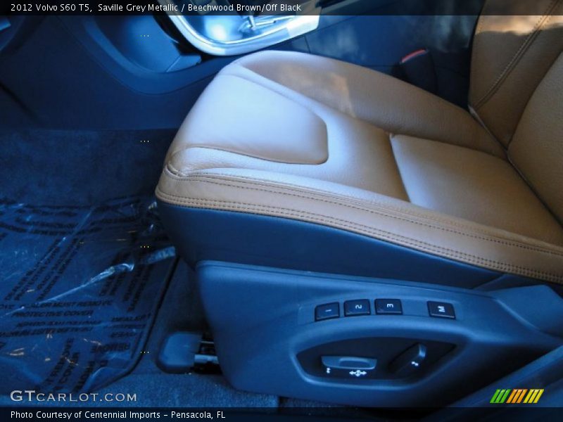Saville Grey Metallic / Beechwood Brown/Off Black 2012 Volvo S60 T5