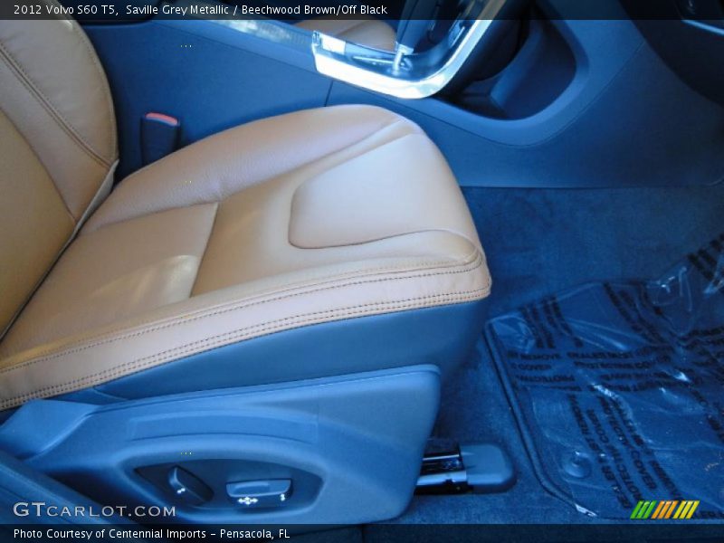 Saville Grey Metallic / Beechwood Brown/Off Black 2012 Volvo S60 T5