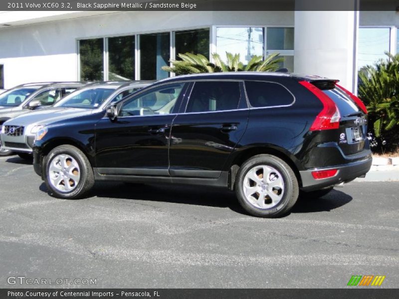 Black Sapphire Metallic / Sandstone Beige 2011 Volvo XC60 3.2