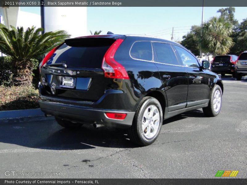 Black Sapphire Metallic / Sandstone Beige 2011 Volvo XC60 3.2