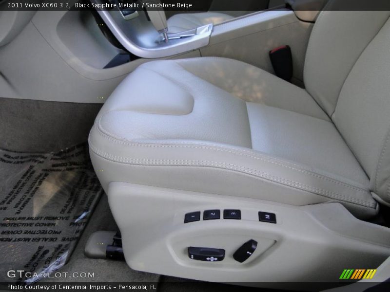 Black Sapphire Metallic / Sandstone Beige 2011 Volvo XC60 3.2