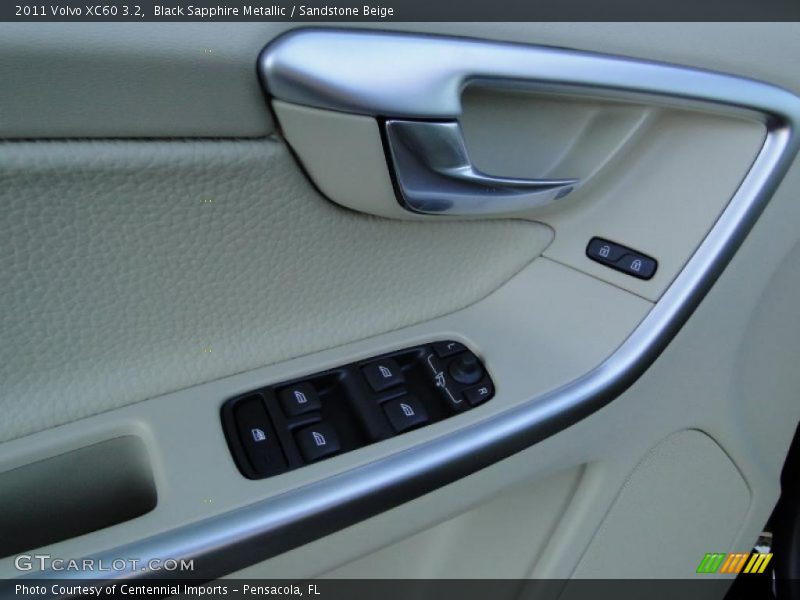 Black Sapphire Metallic / Sandstone Beige 2011 Volvo XC60 3.2