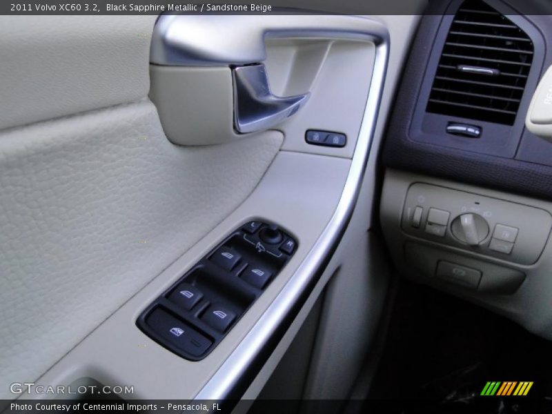 Black Sapphire Metallic / Sandstone Beige 2011 Volvo XC60 3.2