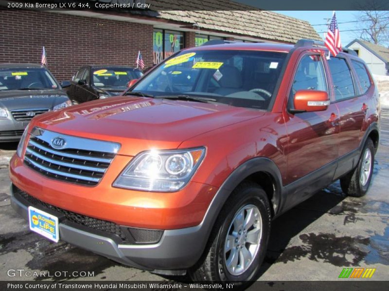Copperhead / Gray 2009 Kia Borrego LX V6 4x4