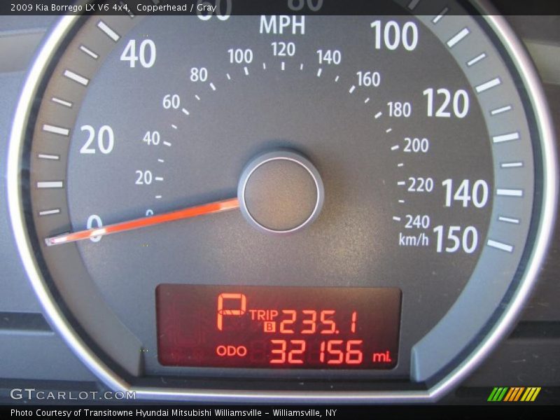 Copperhead / Gray 2009 Kia Borrego LX V6 4x4