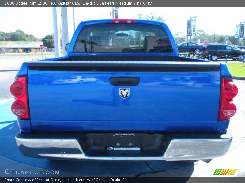 Electric Blue Pearl / Medium Slate Gray 2008 Dodge Ram 1500 TRX Regular Cab
