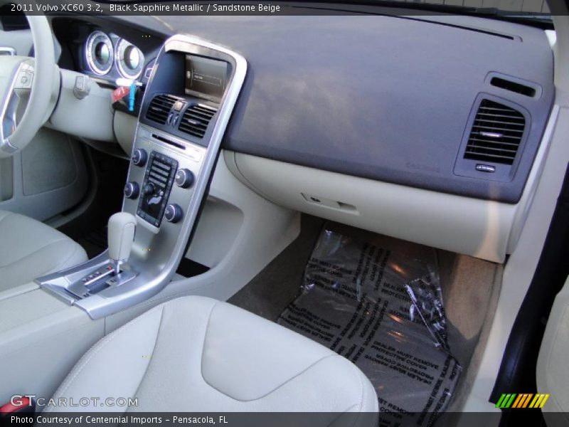 Black Sapphire Metallic / Sandstone Beige 2011 Volvo XC60 3.2