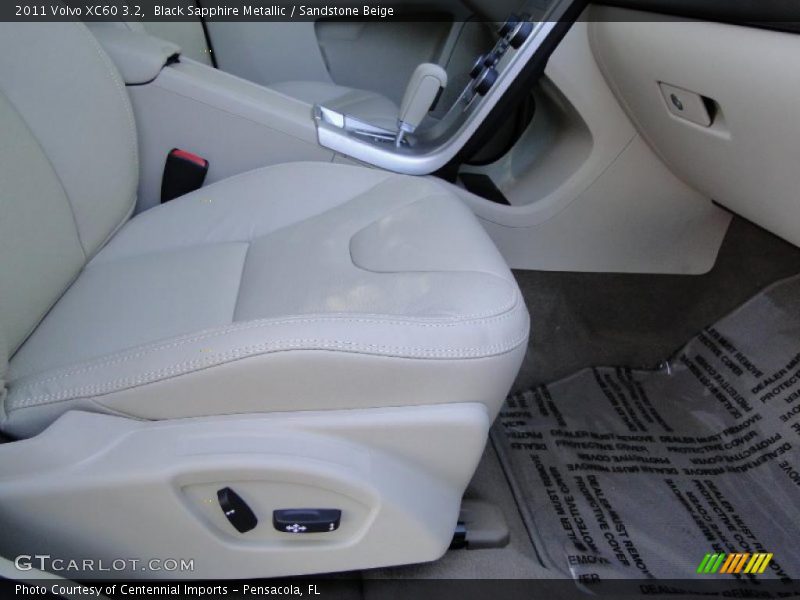 Black Sapphire Metallic / Sandstone Beige 2011 Volvo XC60 3.2