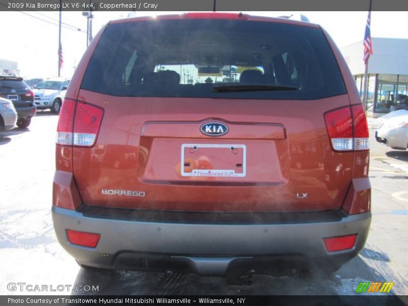 Copperhead / Gray 2009 Kia Borrego LX V6 4x4