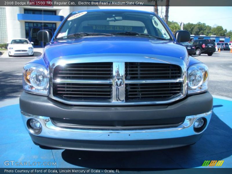 Electric Blue Pearl / Medium Slate Gray 2008 Dodge Ram 1500 TRX Regular Cab