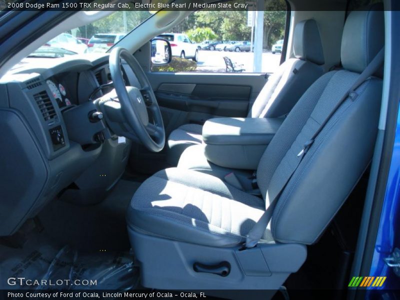Electric Blue Pearl / Medium Slate Gray 2008 Dodge Ram 1500 TRX Regular Cab