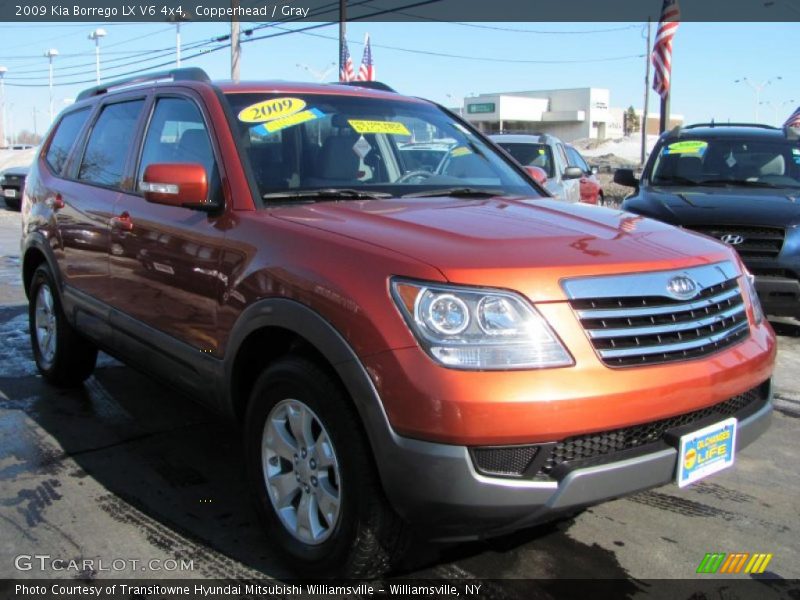 Copperhead / Gray 2009 Kia Borrego LX V6 4x4
