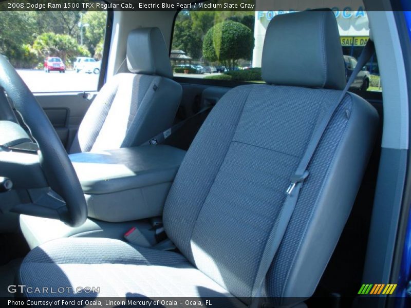Electric Blue Pearl / Medium Slate Gray 2008 Dodge Ram 1500 TRX Regular Cab