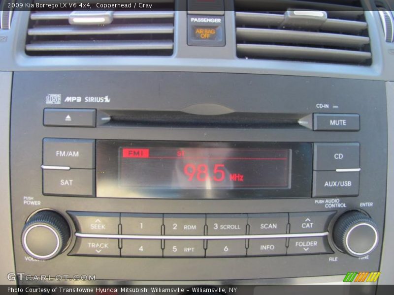 Copperhead / Gray 2009 Kia Borrego LX V6 4x4