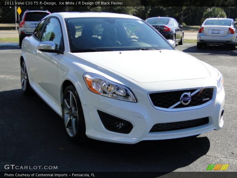 Ice White / R Design Off Black Flextec 2011 Volvo C30 T5 R-Design