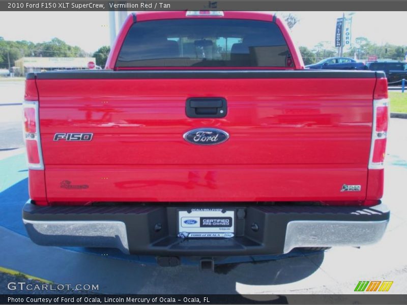 Vermillion Red / Tan 2010 Ford F150 XLT SuperCrew