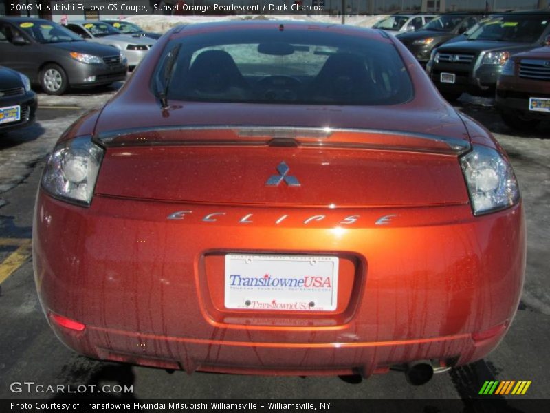 Sunset Orange Pearlescent / Dark Charcoal 2006 Mitsubishi Eclipse GS Coupe