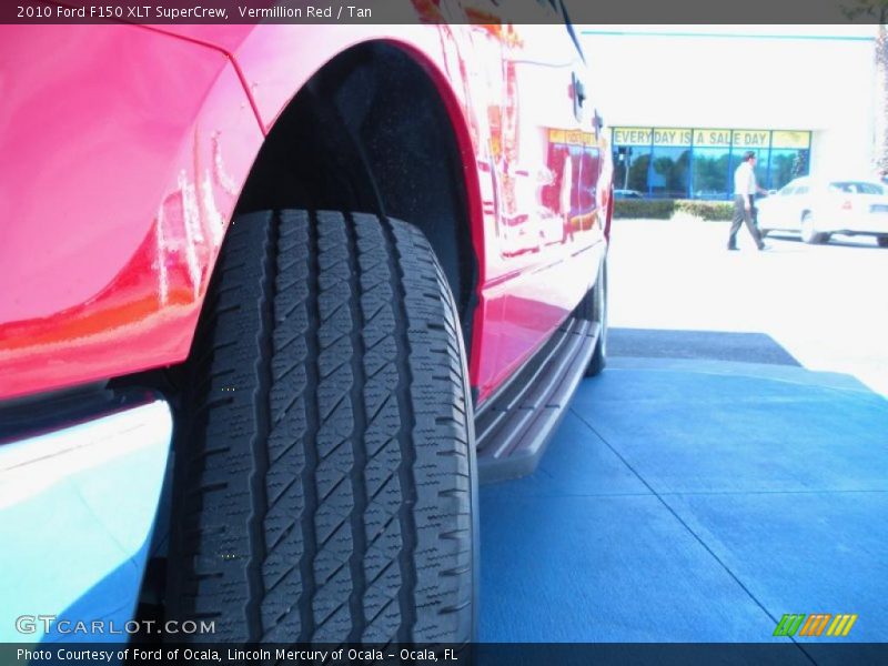 Vermillion Red / Tan 2010 Ford F150 XLT SuperCrew
