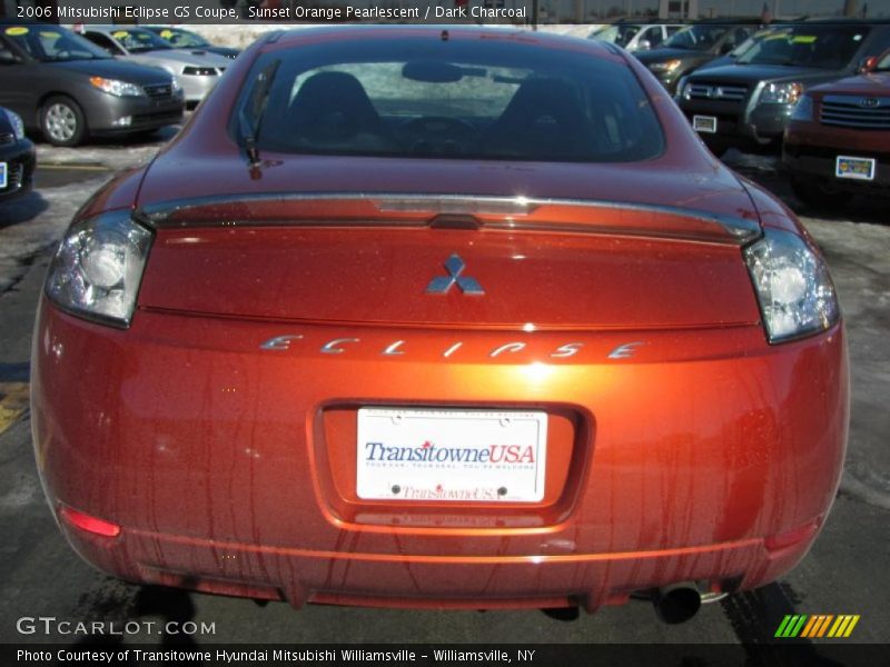 Sunset Orange Pearlescent / Dark Charcoal 2006 Mitsubishi Eclipse GS Coupe