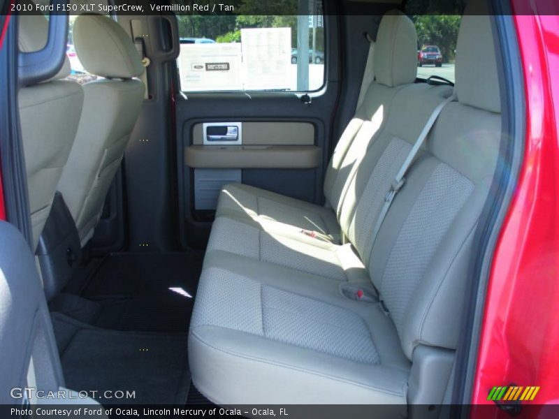 Vermillion Red / Tan 2010 Ford F150 XLT SuperCrew