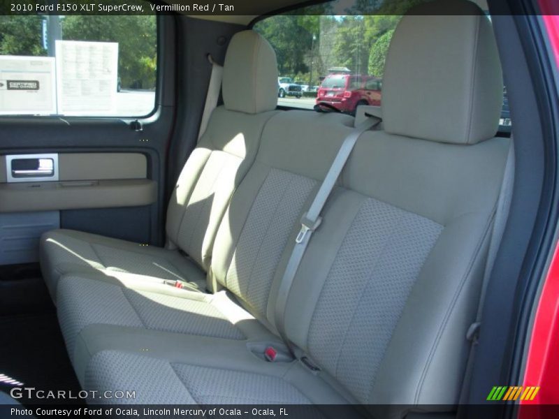 Vermillion Red / Tan 2010 Ford F150 XLT SuperCrew