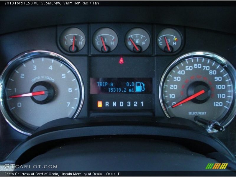 Vermillion Red / Tan 2010 Ford F150 XLT SuperCrew