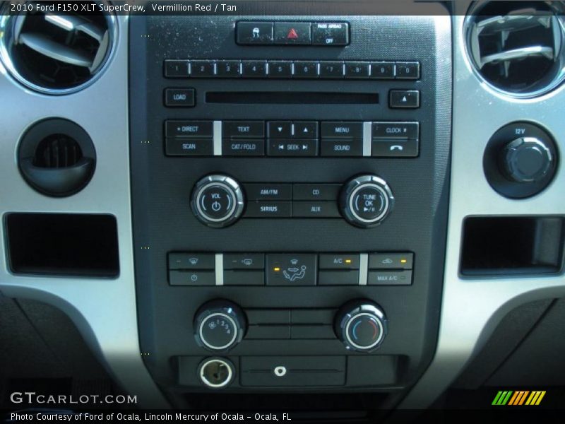 Vermillion Red / Tan 2010 Ford F150 XLT SuperCrew